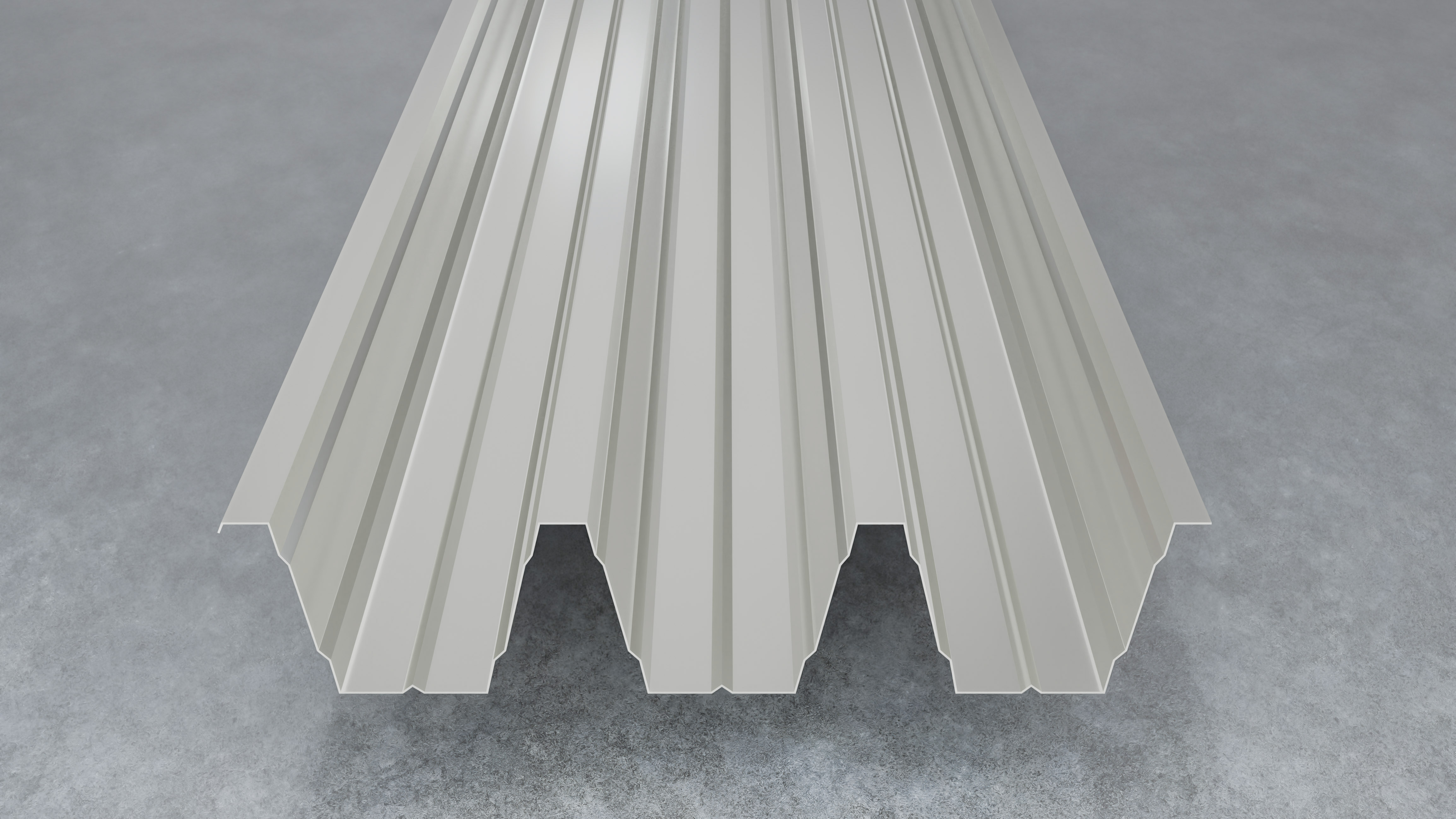 Dachblech 160/250 0,88mm RAL 9002
