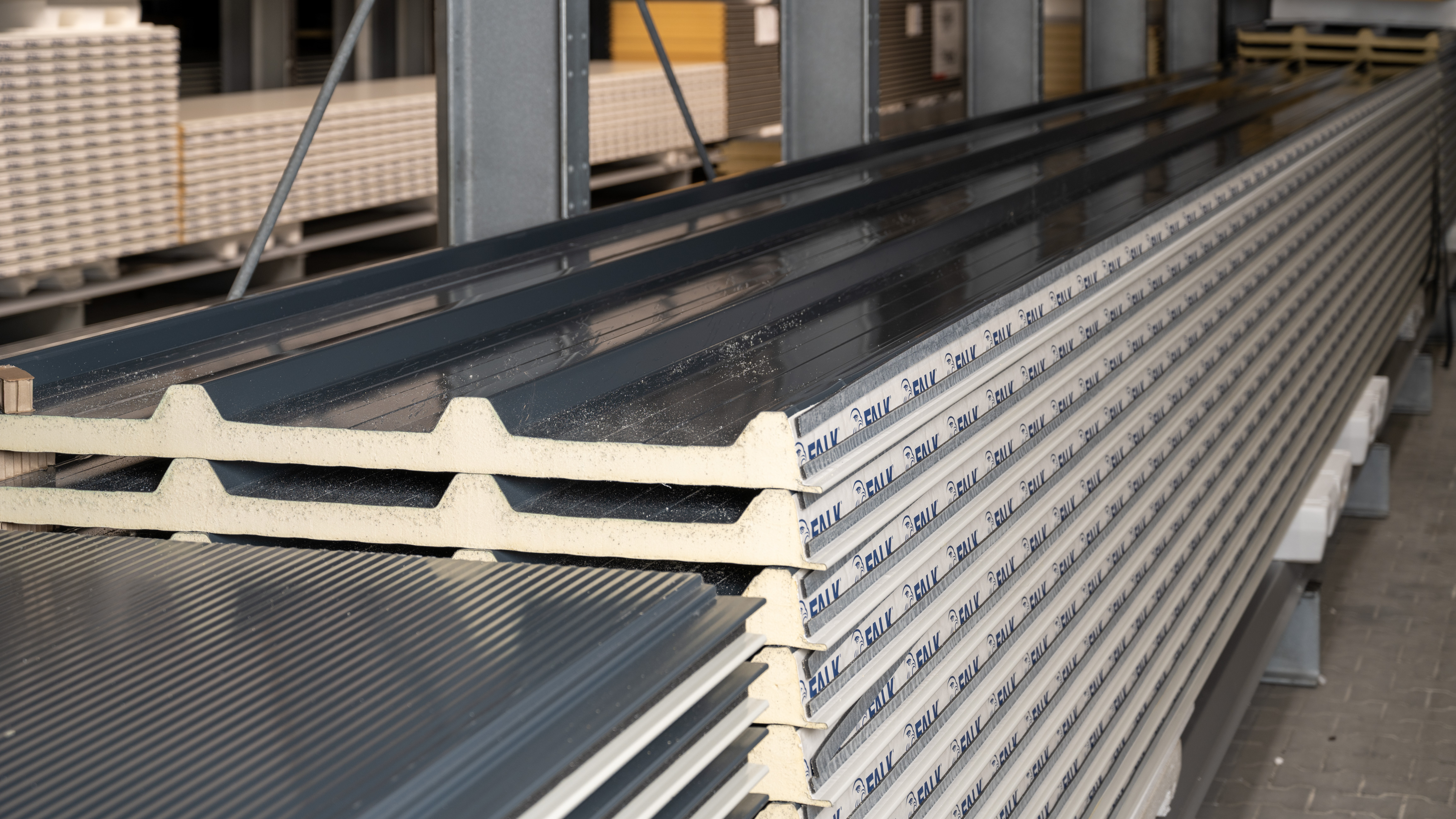 Dachpaneel SECD 80/40mm RAL 7016