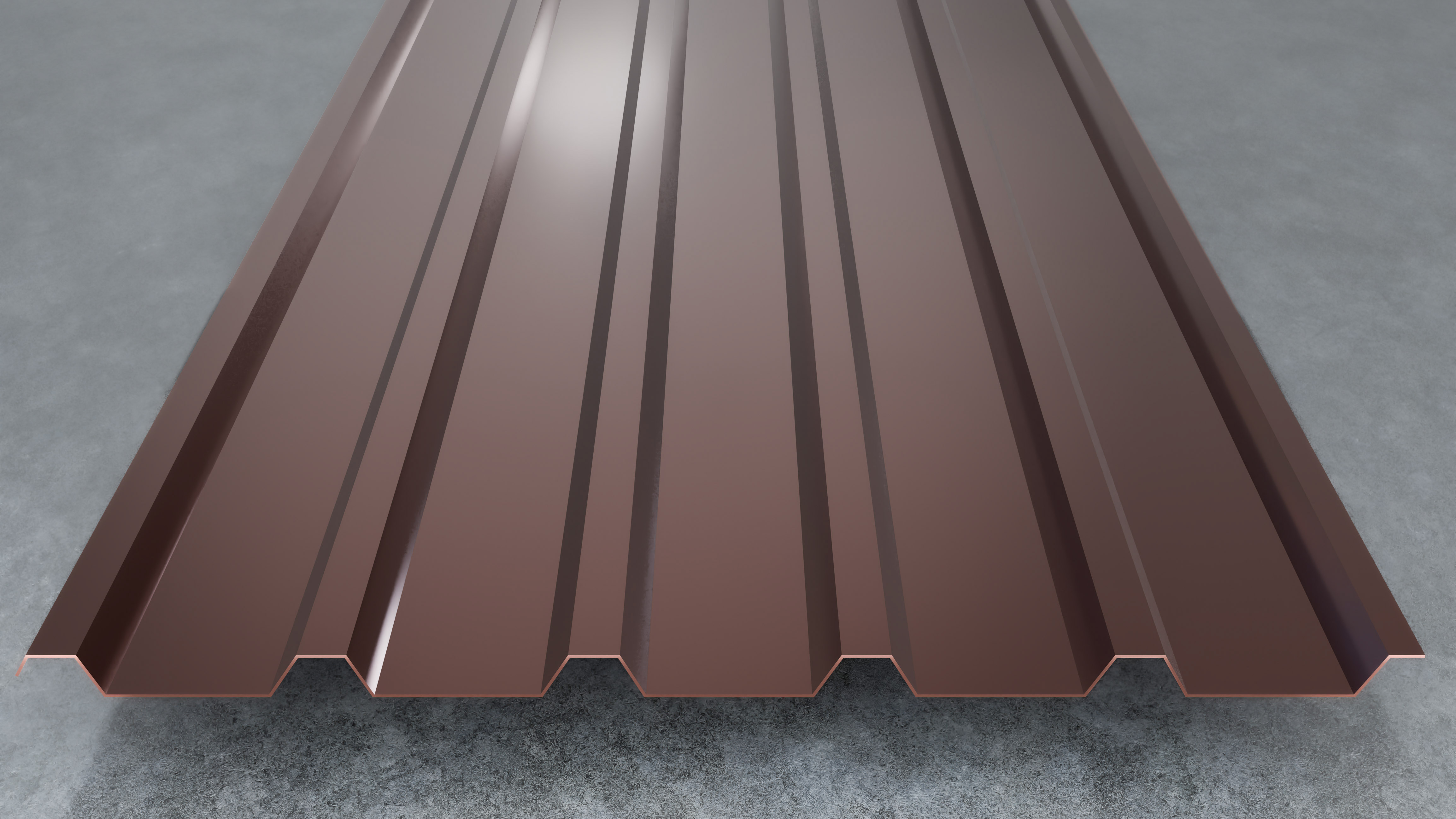 Dachblech H35/207 0,75mm RAL 8012