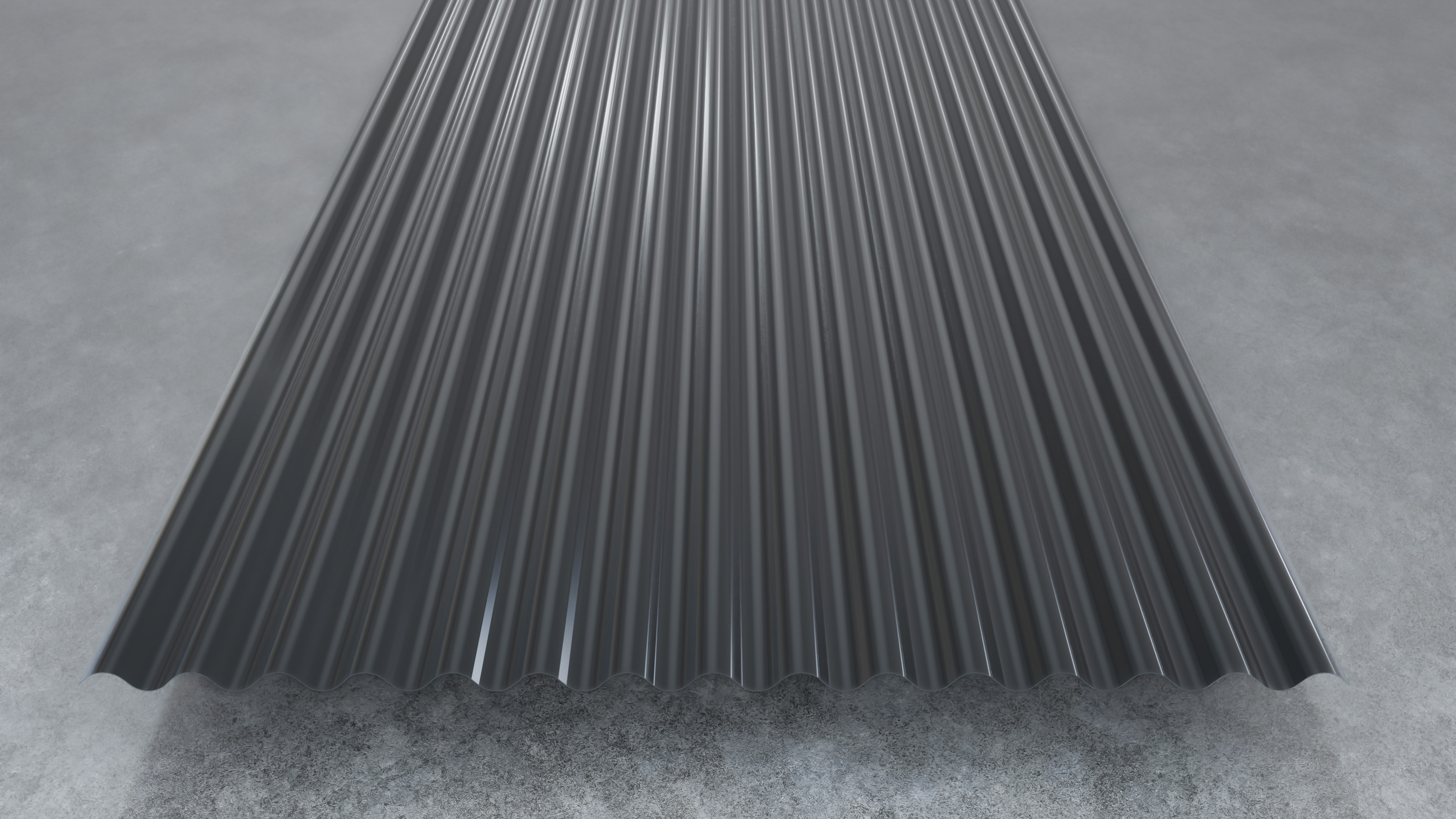 Wellblech H18/76 0,80mm (ALU) RAL 7016