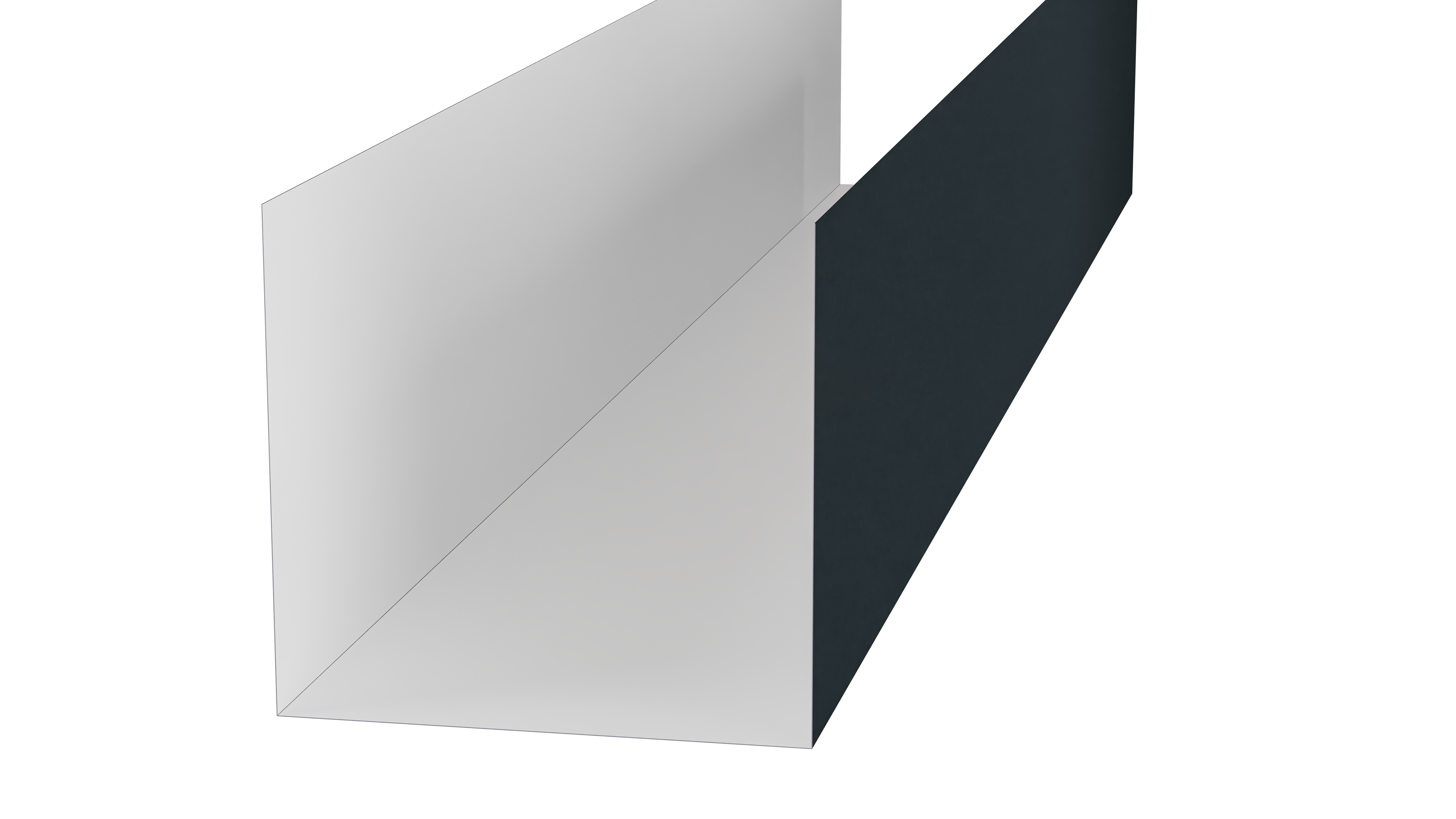U-Profil 30x32x30x3000mm 0,75mm (passend für 30mm Wandpaneele)