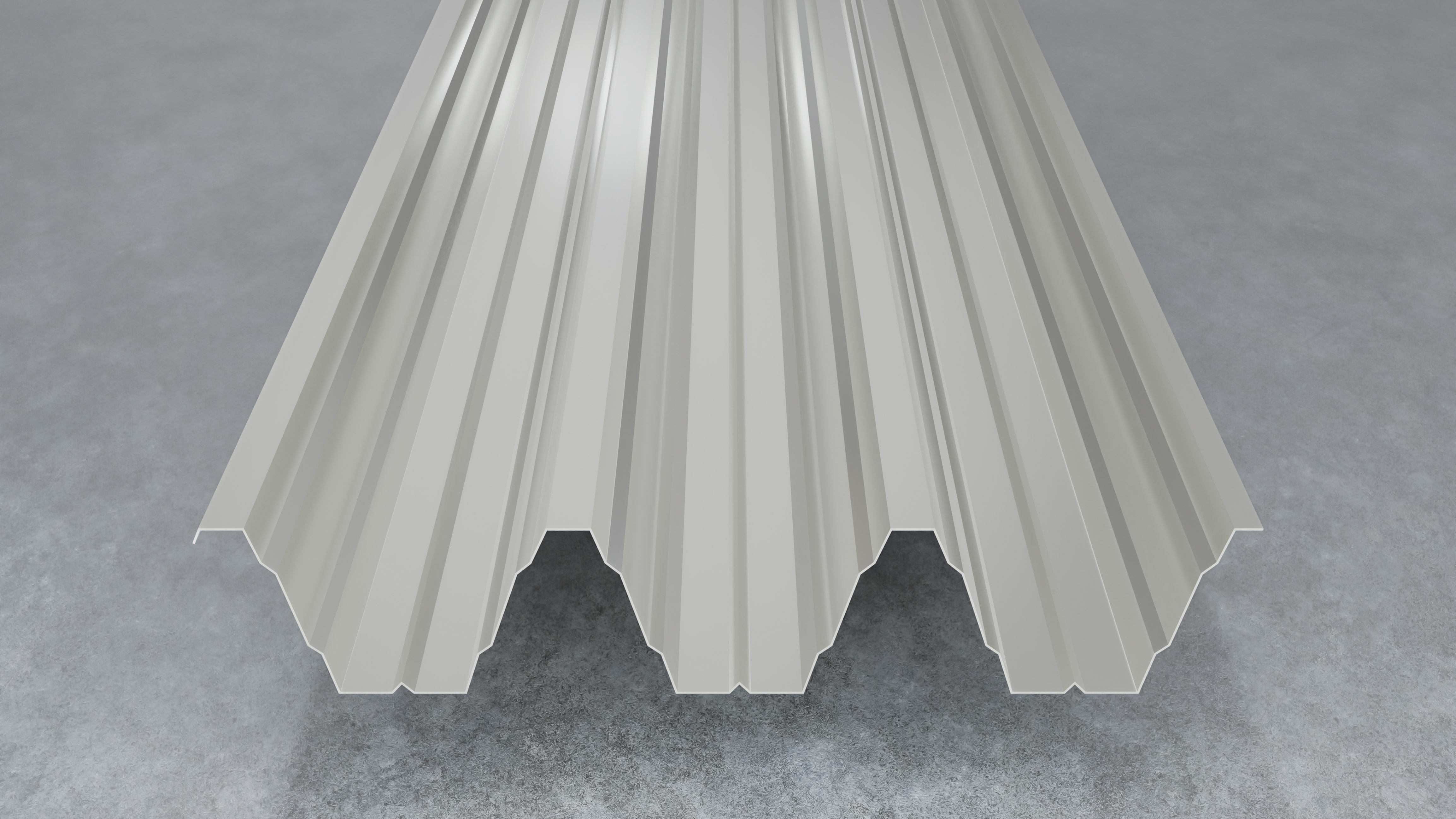 Dachblech 150/280 0,88mm RAL 9002