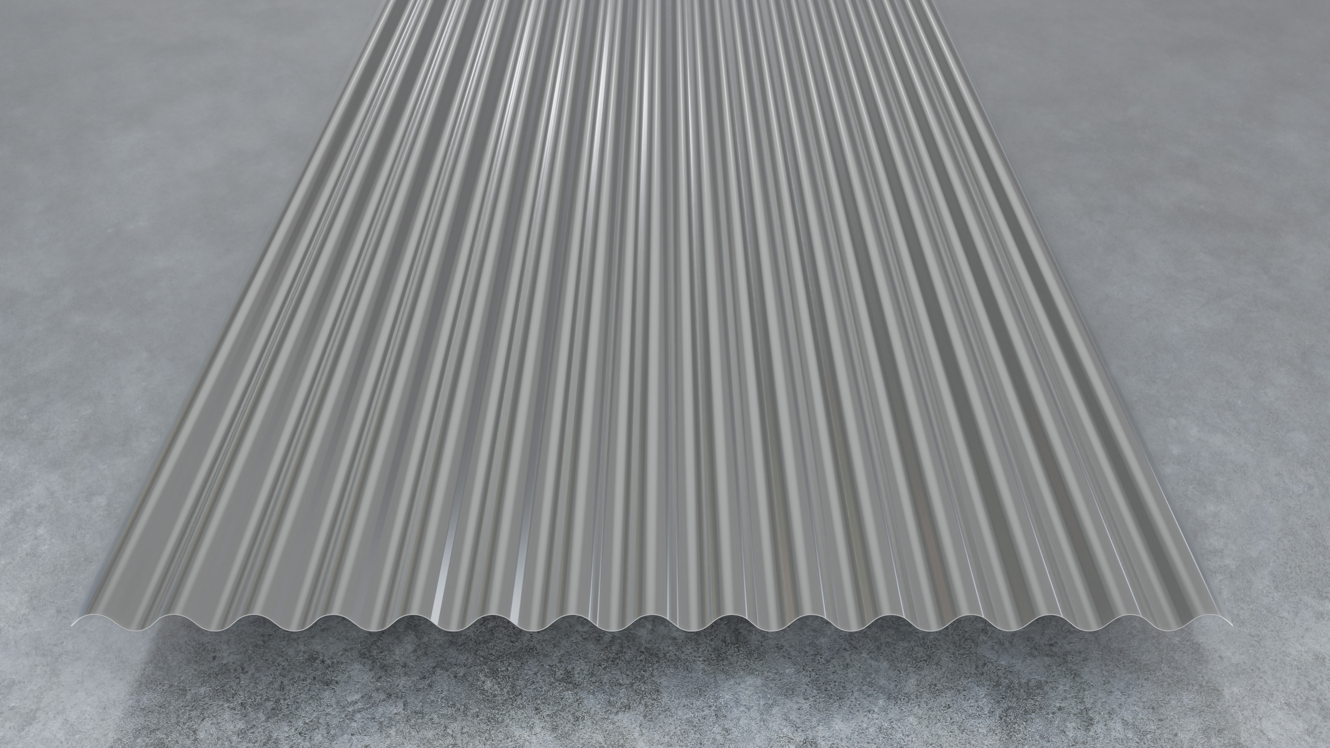 Wellblech H18/76 0,63mm (STAHL) RAL 9006