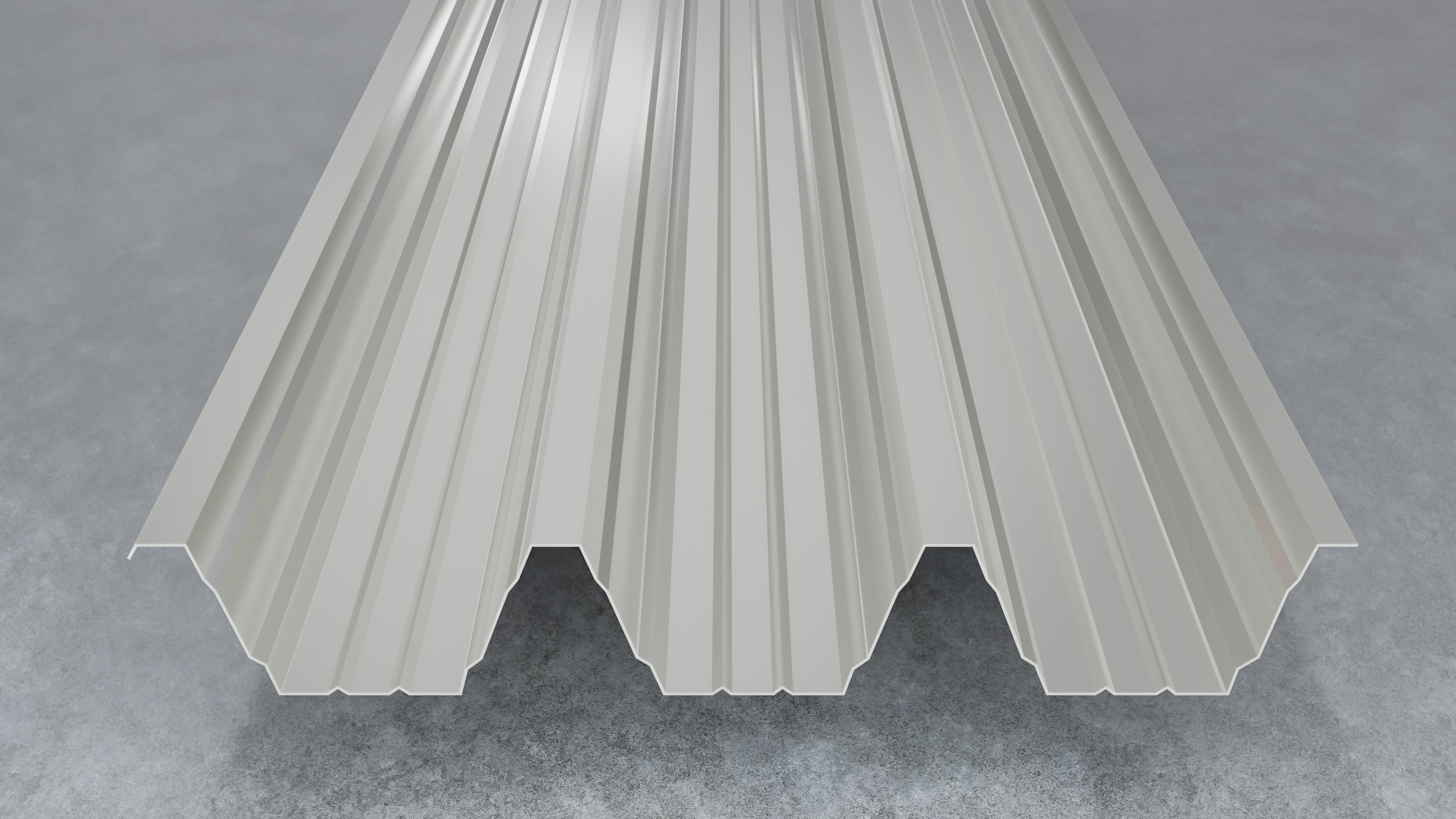 Dachblech H135/310 0,88mm RAL 9002